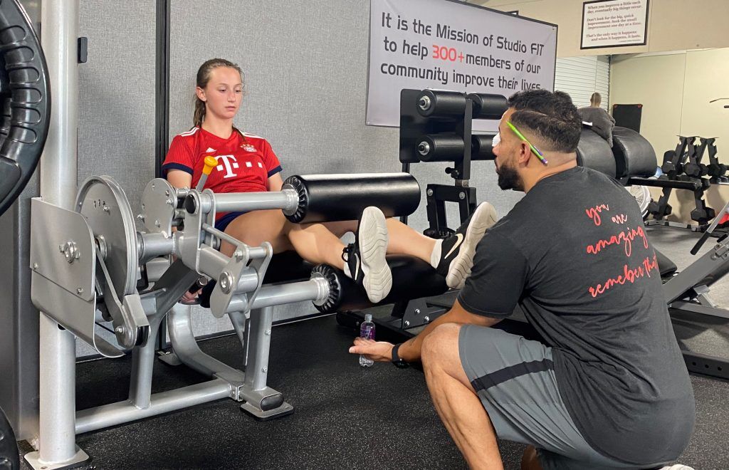 Personal training session at Studio Fit